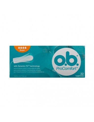 O.b. Tampons ProComfort Super 32U O.b. Tampons ProComfort Super 32U