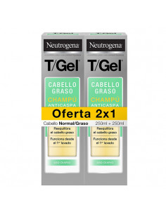 Neutrogena T/Gel Shampooing De Cheveux Huileux & Normal 2x250ml