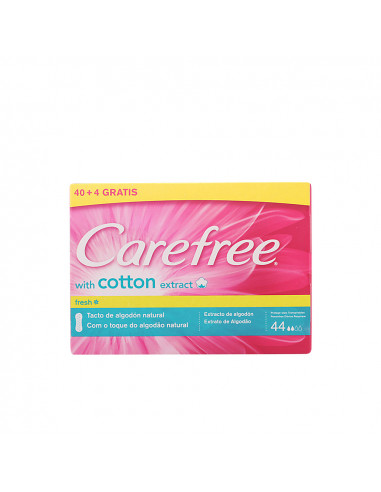 Carefree With Cotton Extract Fresh Protège Slip 44 Unités Carefree With Cotton Extract Fresh Protège Slip 44 Unités