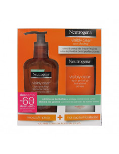 Neutrogena Visibly Clear Gel Nettoyant Quotidian 200ml Set 2 Produits