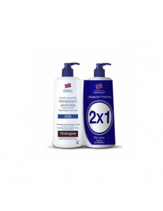 Neutrogena Lotion Corps Hydratation Intense Peaux Sèches 750ml+750ml
