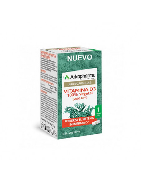 Arkocapsulas Vitamine D3 45 Capsules