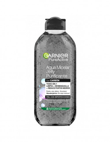 Garnier Pure Active Agua Micelar Jelly Purificante 400ml Garnier Pure Active Agua Micelar Jelly Purificante 400ml