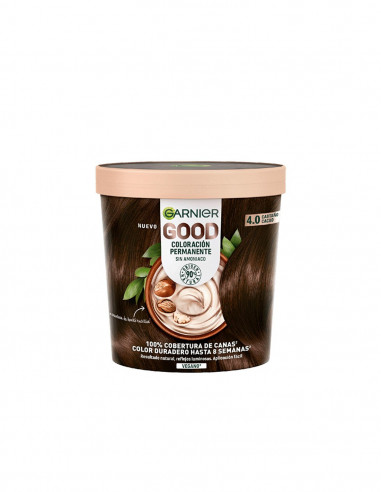 Garnier Good Coloración Permanente 4,0 Castaño Cacao 1 U