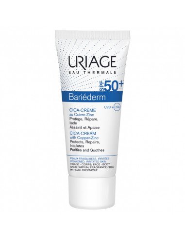 Uriage Bariéderm Cica-Cream Spf50+ 40ml Uriage Bariéderm Cica-Cream Spf50+ 40ml