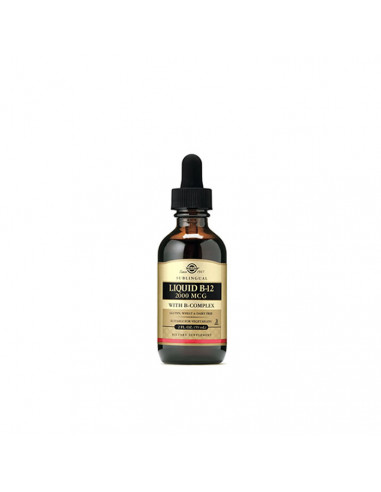 Solgar Vitamine B12 avec B-Complex 2000 mcg liquide 59ml Solgar Vitamine B12 avec B-Complex 2000 mcg liquide 59ml