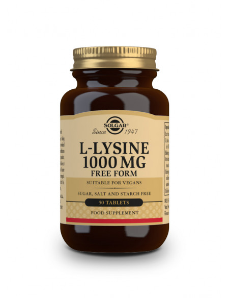 Solgar L-Lisina 1000mg 50 Tablets