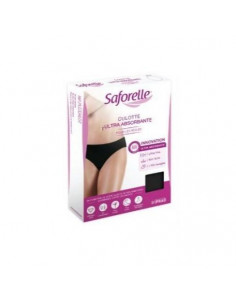 Saforelle Culotte Ultra Absorbante Noir Taille Xl