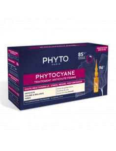 Phyto Phytocyane Chute De Cheveux Réactive 12x5ml