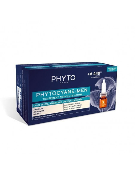 Phyto Phytocyane Men Anti-Chute de Cheveux 12x3.5ml