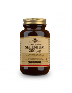 Solgar Sélénium Dans La Levure 200mcg 50 Comprimés