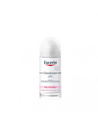 Eucerin Déodorant Pour Peau Sensible Roll On 24 Heures 50ml Eucerin Déodorant Pour Peau Sensible Roll On 24 Heures 50ml