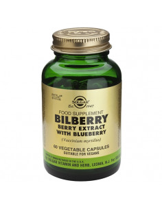 Solgar Bilberry Berry Extract With Blueberry 60 Gélules