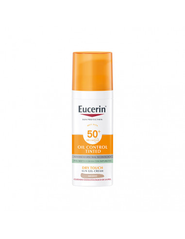 Eucerin Gel Cream Oil Control Couleur Moyenne Spf50+ 50ml Eucerin Gel Cream Oil Control Couleur Moyenne Spf50+ 50ml