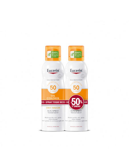 Eucerin Sun Spray Oil Control Dry Touch Fp50 2x200ml