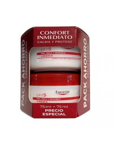 Eucerin ph5 Peaux Sèches et Sensibles 75ml+75ml Eucerin ph5 Peaux Sèches et Sensibles 75ml+75ml