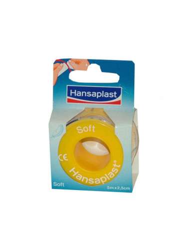 Hansaplast Soft Tape 5mx2,5cm Hansaplast Soft Tape 5mx2,5cm