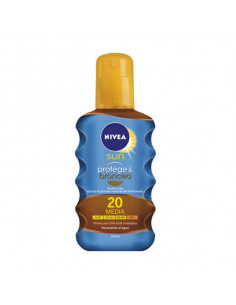 Nivea Sun Huile Sèche Protect And Bronze Spf20 200ml