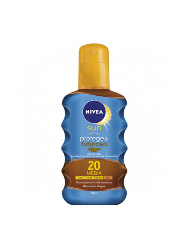 Nivea Sun Huile Sèche Protect And Bronze Spf20 200ml Nivea Sun Huile Sèche Protect And Bronze Spf20 200ml
