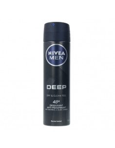Nivea Men Deep Black Carbon Déodorant Vaporisateur 150ml