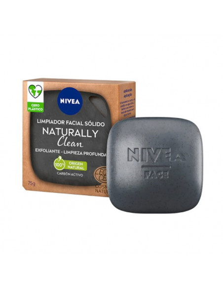 Nivea Naturally Clean Gommage Visage Au Charbon Actif 75g
