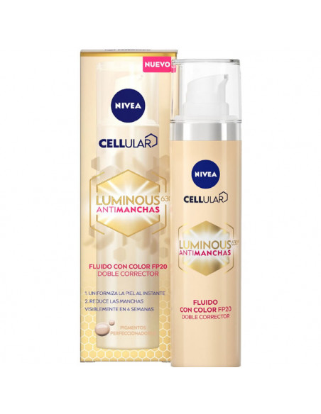 Nivea Luminous 630 Anti Stain Coloured Fluid Spf20 40ml