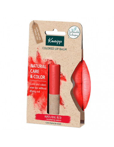 Kneipp Colored Lip Balm Natural Red 3,5g Kneipp Colored Lip Balm Natural Red 3,5g
