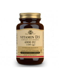 Solgar Vitamine D3 4000 UI (100 mcg) 120 Capsules