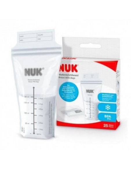 Bolsas De Leche Materna 25 Unidades Nuk