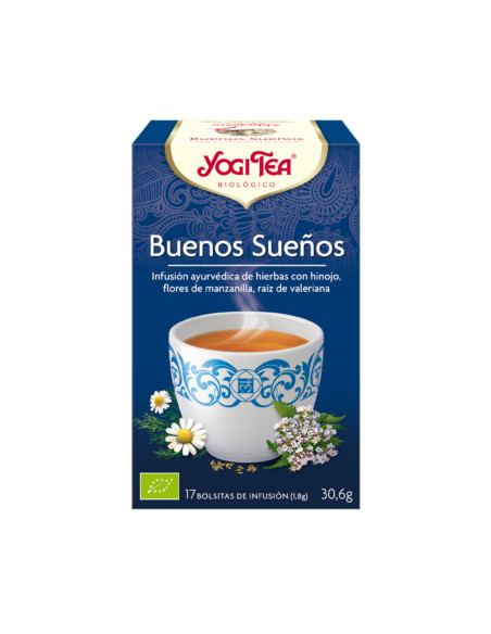 Yogi Tea Buenos Sueños 17 Bolsitas X 1,8g