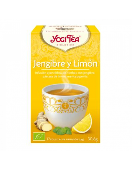 Yogi Tea Jengibre y Limon 17 Bolsitas
