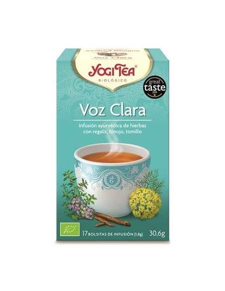 Yogi Tea Voz Clara 17 Bolsitas