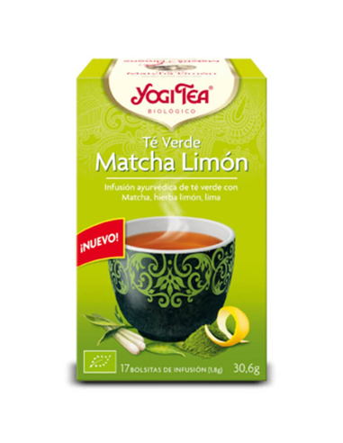 Yogi Tea Te Verde Matcha Limon 17 Filtros X 1,8g Yogi Tea Te Verde Matcha Limon 17 Filtros X 1,8g
