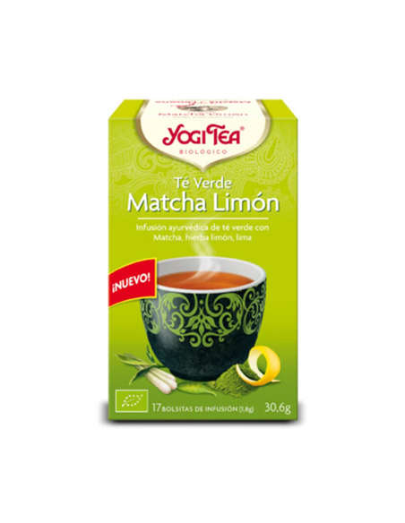 Yogi Tea Te Verde Matcha Limon 17 Filtros X 1,8g