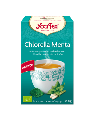 Yogi Tea Chlorella Menta 17 Bolsitas