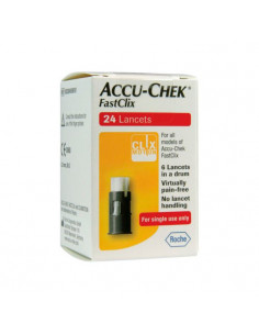 Accu-Chek Fastclix Lancettes 24U