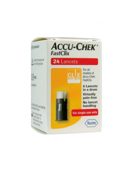 Accu-Chek Fastclix Lancettes 24U
