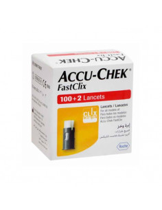Accu-Chek Fastclix Lancettes 102U
