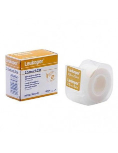 Leukopor Esparadrapo De Tejido Pieles Sensibles 9,2 M X 2,5 Cm 1 Unida