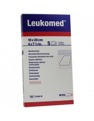 Bsn Medical Leukomed™ Adh Pansement Stérile 10x20cm 5 Pansements
