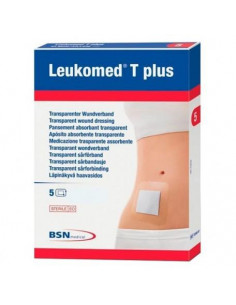 Leukomed T Plus Apósito Absorbente Transparente 10x35 Cm 5 Unidades B