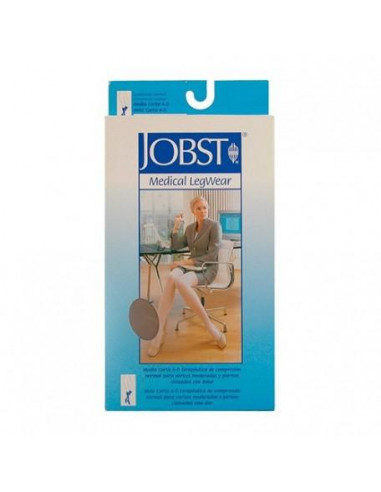 Jobst Panty Media Corta De Compresión Normal Color Beige Talla 6 Bsn