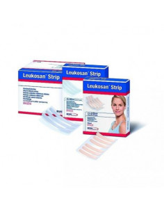 Leukosan Strip Cintas De Sutura 6 X 38 Mm y 6 X 75 Mm 2 Unidades Bsn M