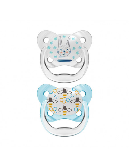 Dr. Brown's Chupete Prevent Papillon Bleu Taille 1 0-6M