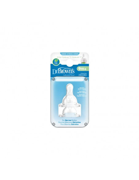 Dr.brown´s Dr Brown's Pack Of 2 Standard Nipples Dr Brown