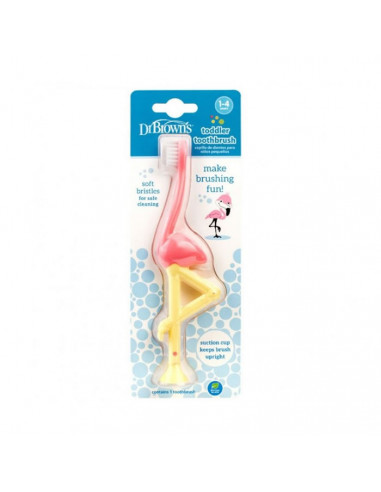 Dr. Brown's Toothbrush 1-4 Years Flamant