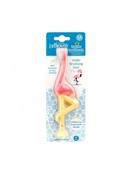 Dr. Brown's Toothbrush 1-4 Years Flamant