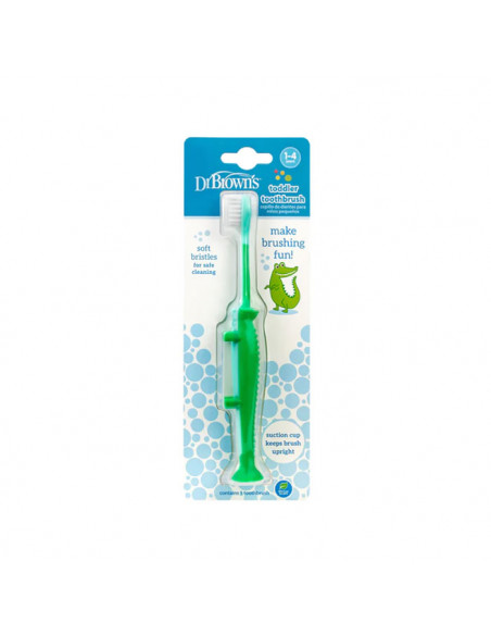 Dr. Brown's Brosse à dents 1-4 ans Crocodile