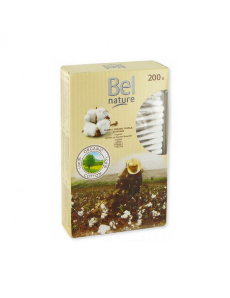 Bel Nature Bâtonnets En Cotton 200 Unités
