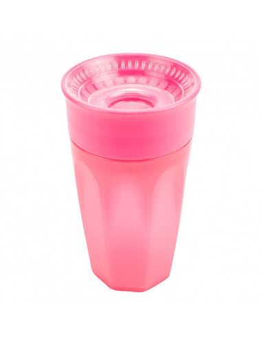 Gobelet 360 Sans Bec Verseur Rose Sans Poignée 300ml Gobelet 360 Sans Bec Verseur Rose Sans Poignée 300ml